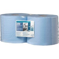 2 TORK Putztuchrollen Advanced 420 2-lagig blau, 750 Blätter von TORK