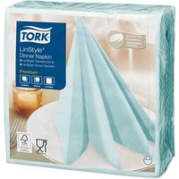 TORK Servietten LinStyle® Premium aqua blue 1-lagig 19,5 x 19,5 cm 50 St. von TORK