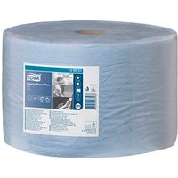 TORK Putztuchrolle Advanced 420 2-lagig blau, 1.500 Blätter von TORK