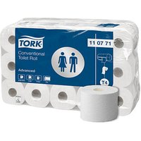 TORK Toilettenpapier T4 Advanced 2-lagig Recyclingpapier, 30 Rollen von TORK