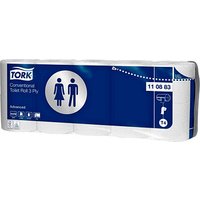 TORK Toilettenpapier T4 Advanced 3-lagig Recyclingpapier, 70 Rollen von TORK