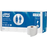 TORK Toilettenpapier T4 Advanced Soft 3-lagig Recyclingpapier, 30 Rollen von TORK