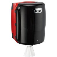 TORK Putztuchspender Performance W2 653008 schwarz, rot Kunststoff von TORK