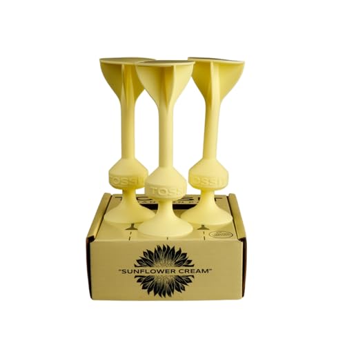 TOSSIT Spiel Saugnapf Darts, Indoor Outdoor Drinnen Draußen, Boccia, Petanque, Wurfspiel, Nachhaltig langlebig Silikon, Boden oder Wand, Limited Edition Expansion Pack, Sunflower Cream TOSSIT Spiel Saugnapf Darts, Indoor Outdoor Drinnen Draußen, Boccia, Petanque, Wurfspiel, Nachhaltig langlebig Silikon, Boden oder Wand, Limited Edition Expansion Pack, Sunflower Cream von TOSSIT