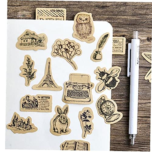 TOSSPER DIY Tiere Aufkleber Scrapbook Crafts Scrapbooking Dekoration Material Vintage-Papier-Aufkleber-Set Für Tagebuch Album TOSSPER DIY Tiere Aufkleber Scrapbook Crafts Scrapbooking Dekoration Material Vintage-Papier-Aufkleber-Set Für Tagebuch Album von TOSSPER
