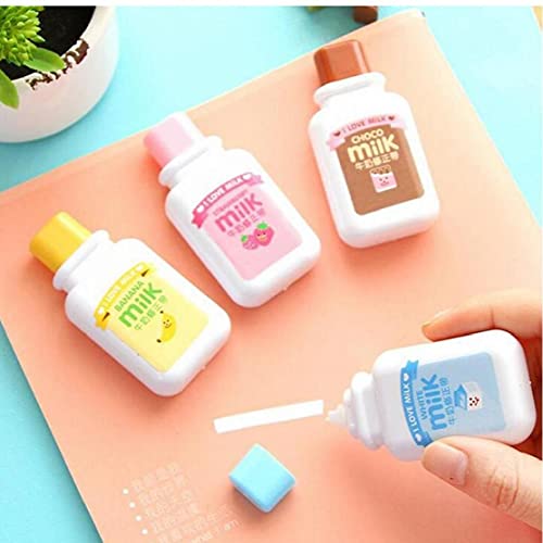 TOSSPER 2pc Netter Milch Correction Tape Studenten Kawaii Briefpapier-Schule Büro Schreib Corect Supplies Zufällige Farben von TOSSPER