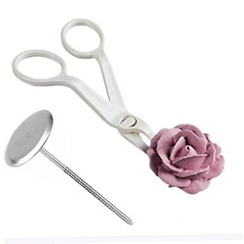 TOSSPER 2pcs / Set Kuchen-Blumen-Nagel-Blumen-Lifters, Piping Blumen-Schere Kuchen-Kuchen-dekor Werkzeuge Für Icing Blumen Dekoration Backen TOSSPER 2pcs / Set Kuchen-Blumen-Nagel-Blumen-Lifters, Piping Blumen-Schere Kuchen-Kuchen-dekor Werkzeuge Für Icing Blumen Dekoration Backen von TOSSPER