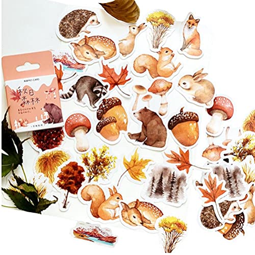TOSSPER 46pcs / Scrapbooks Laptop Aufkleber Einpacken, Wald, Tier, Pflanze Adhesive-Papier-Aufkleber Für Envelop Notebook Gepäck Gläser Skateboards TOSSPER 46pcs / Scrapbooks Laptop Aufkleber Einpacken, Wald, Tier, Pflanze Adhesive-Papier-Aufkleber Für Envelop Notebook Gepäck Gläser Skateboards von TOSSPER