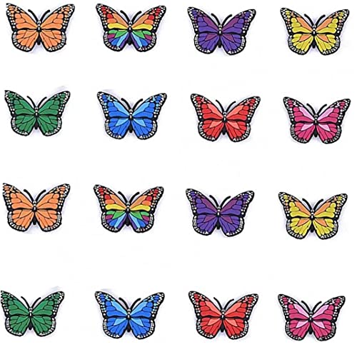 TOSSPER Charme Für Kinder, 16 Stück Cartoon Schmetterling Charms Schuhdekoration, Clog Decor Für Mädchen Jungs TOSSPER Charme Für Kinder, 16 Stück Cartoon Schmetterling Charms Schuhdekoration, Clog Decor Für Mädchen Jungs von TOSSPER