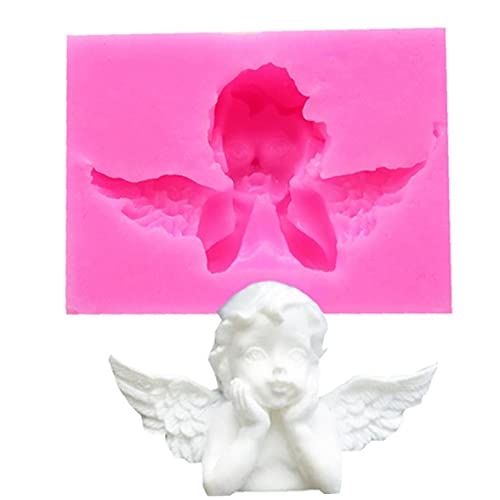 TOSSPER Engel-silikon-Form-süßigkeit-schokoladen-Form-Fondant-seifen-Formen Kuchen-Deckel Dekorieren Backe Werkzeug TOSSPER Engel-silikon-Form-süßigkeit-schokoladen-Form-Fondant-seifen-Formen Kuchen-Deckel Dekorieren Backe Werkzeug von TOSSPER