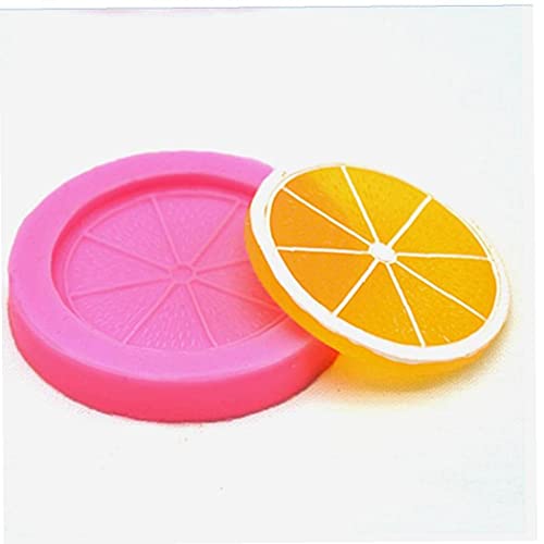 TOSSPER Silikon-Kuchen, Der Werkzeuge Zitrone-scheiben-Form-backen Obst Orange Shaped Fondant Schokolade Backen Pan Küchenzubehör TOSSPER Silikon-Kuchen, Der Werkzeuge Zitrone-scheiben-Form-backen Obst Orange Shaped Fondant Schokolade Backen Pan Küchenzubehör von TOSSPER