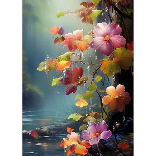 TOSTOG 5D Diamond Painting für Erwachsene,Diamant Painting Kits Bilder,Blumen Diamant Malerei DIY Diamond Painting Bilder Set 30x40cm für Wanddekor TOSTOG 5D Diamond Painting für Erwachsene,Diamant Painting Kits Bilder,Blumen Diamant Malerei DIY Diamond Painting Bilder Set 30x40cm für Wanddekor von TOSTOG