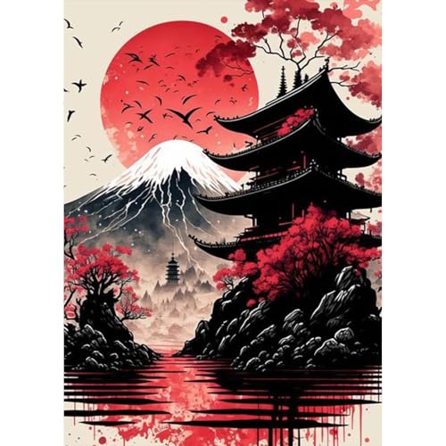 TOSTOG 5D Diamond Painting für Erwachsene,Landschaft Diamant Painting Kits Bilder,Berg Fuji Diamant Malerei DIY Diamond Painting Bilder Set 30x40cm für Wanddekor TOSTOG 5D Diamond Painting für Erwachsene,Landschaft Diamant Painting Kits Bilder,Berg Fuji Diamant Malerei DIY Diamond Painting Bilder Set 30x40cm für Wanddekor von TOSTOG