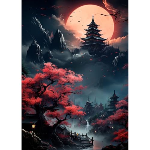 TOSTOG 5D Diamond Painting für Erwachsene,Turm Diamant Painting Kits Bilder,Blume Diamant Malerei DIY Diamond Painting Bilder Set 30x40cm für Wanddekor TOSTOG 5D Diamond Painting für Erwachsene,Turm Diamant Painting Kits Bilder,Blume Diamant Malerei DIY Diamond Painting Bilder Set 30x40cm für Wanddekor von TOSTOG