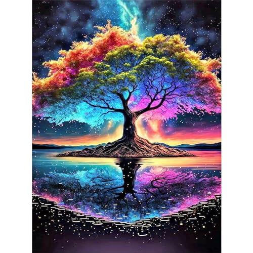 TOSTOG Diamond Painting für Erwachsene,Diy 5D Diamant Painting Bilder Baum Full Drill Diamant Malerei Stickerei Strass für Wand Heimdecor 30x40cm TOSTOG Diamond Painting für Erwachsene,Diy 5D Diamant Painting Bilder Baum Full Drill Diamant Malerei Stickerei Strass für Wand Heimdecor 30x40cm von TOSTOG