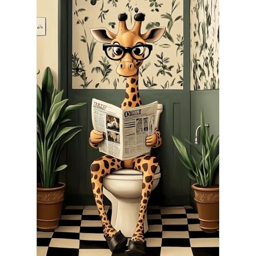 TOSTOG Diamond Painting für Erwachsene,Giraffe Diamant Painting Kits Full Drill Bilder 5D DIY Diamant Malerei Set 30x40cm für Wanddekor TOSTOG Diamond Painting für Erwachsene,Giraffe Diamant Painting Kits Full Drill Bilder 5D DIY Diamant Malerei Set 30x40cm für Wanddekor von TOSTOG