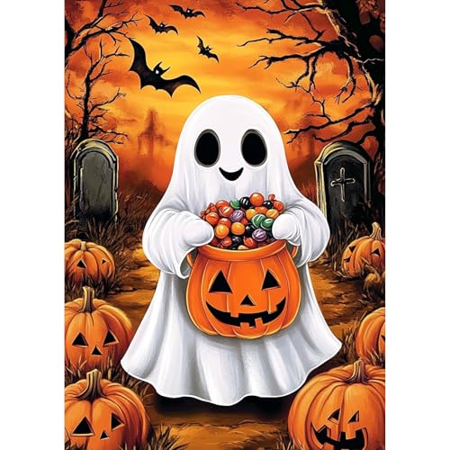 TOSTOG Diamond Painting für Erwachsene,Halloween 5D Diamant Painting Kits Full Drill Bilder 5D DIY Diamant Malerei Set 30x40cm für Wanddekor TOSTOG Diamond Painting für Erwachsene,Halloween 5D Diamant Painting Kits Full Drill Bilder 5D DIY Diamant Malerei Set 30x40cm für Wanddekor von TOSTOG