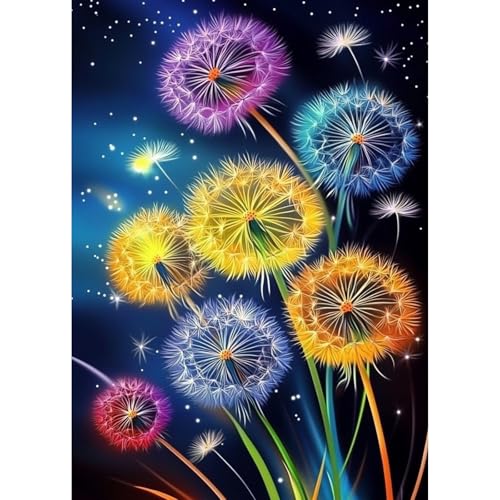 TOSTOG Diamond Painting für Erwachsene,Löwenzahn Diamant Painting Kits Full Drill Bilder 5D DIY Diamant Malerei Set 30x40cm für Wanddekor TOSTOG Diamond Painting für Erwachsene,Löwenzahn Diamant Painting Kits Full Drill Bilder 5D DIY Diamant Malerei Set 30x40cm für Wanddekor von TOSTOG