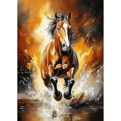 TOSTOG Diamond Painting für Erwachsene,Pferd Diamant Painting Kits Full Drill Bilder 5D DIY Pferd Diamant Malerei Set 30x40cm für Wanddekor TOSTOG Diamond Painting für Erwachsene,Pferd Diamant Painting Kits Full Drill Bilder 5D DIY Pferd Diamant Malerei Set 30x40cm für Wanddekor von TOSTOG