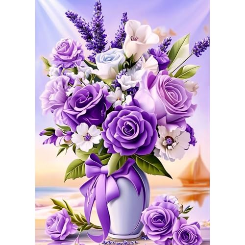 TOSTOG Diamond Painting für Erwachsene,Vase Diamant Painting Kits Full Drill Bilder 5D DIY Diamant Malerei Set 30x40cm für Wanddekor TOSTOG Diamond Painting für Erwachsene,Vase Diamant Painting Kits Full Drill Bilder 5D DIY Diamant Malerei Set 30x40cm für Wanddekor von TOSTOG