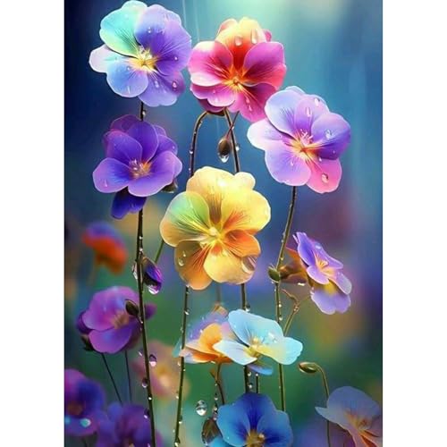 TOSTOG Diamond Painting für Erwachsene Anfänger,Blumen 5D Diamant Painting Kits Bilder DIY Full Drill Diamant Malerei Set 30x40cm für Wanddekor TOSTOG Diamond Painting für Erwachsene Anfänger,Blumen 5D Diamant Painting Kits Bilder DIY Full Drill Diamant Malerei Set 30x40cm für Wanddekor von TOSTOG
