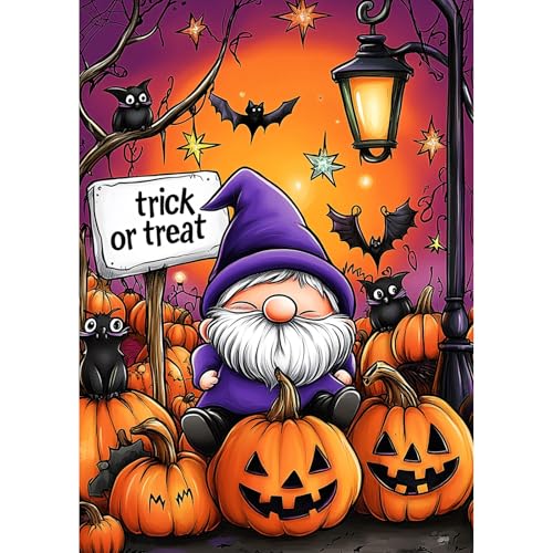 TOSTOG Halloween Diamond Painting für Erwachsene,Halloween Diamant Painting Kits Full Drill Bilder 5D DIY Diamant Malerei Set 30x40cm für Wanddekor TOSTOG Halloween Diamond Painting für Erwachsene,Halloween Diamant Painting Kits Full Drill Bilder 5D DIY Diamant Malerei Set 30x40cm für Wanddekor von TOSTOG