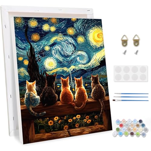 TOSTOG Malen Nach Zahlen Erwachsene mit Rahmen,Eine Gruppe von Katzen Acrylmalerei Set DIY Handgemalt Ölgemälde Kit Paint by Numbers Adult Beginner,Hause Dekoration Verwendet Werden 30x40cm TOSTOG Malen Nach Zahlen Erwachsene mit Rahmen,Eine Gruppe von Katzen Acrylmalerei Set DIY Handgemalt Ölgemälde Kit Paint by Numbers Adult Beginner,Hause Dekoration Verwendet Werden 30x40cm von TOSTOG