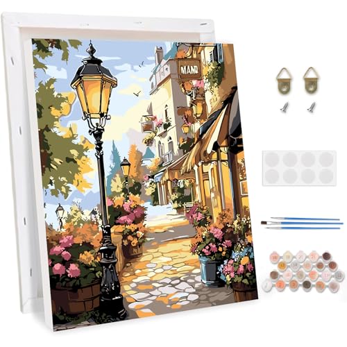TOSTOG Malen Nach Zahlen Erwachsene mit Rahmen,Landschaft Acrylmalerei Set DIY Handgemalt Ölgemälde Kit Paint by Numbers Adult Beginner,Hause Dekoration Verwendet Werden 30×40cm TOSTOG Malen Nach Zahlen Erwachsene mit Rahmen,Landschaft Acrylmalerei Set DIY Handgemalt Ölgemälde Kit Paint by Numbers Adult Beginner,Hause Dekoration Verwendet Werden 30×40cm von TOSTOG