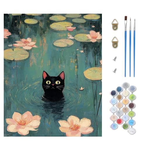 TOSTOG Malen nach Zahlen für Erwachsene DIY Handgemalt Ölgemälde Kit Paint by Numbers Adult Mit 3 - Pinseln und Acrylfarbe Home Haus Deko Ohne Rahmen(40×50cm) von TOSTOG