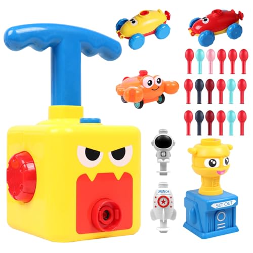 TOSUTO 25 in 1 Ballon Auto Spielzeug, Kinder Balloon Powered Car Launcher Toy, Trägheitsspielzeug Spaß Power Auto Kind Geschenk TOSUTO 25 in 1 Ballon Auto Spielzeug, Kinder Balloon Powered Car Launcher Toy, Trägheitsspielzeug Spaß Power Auto Kind Geschenk von TOSUTO
