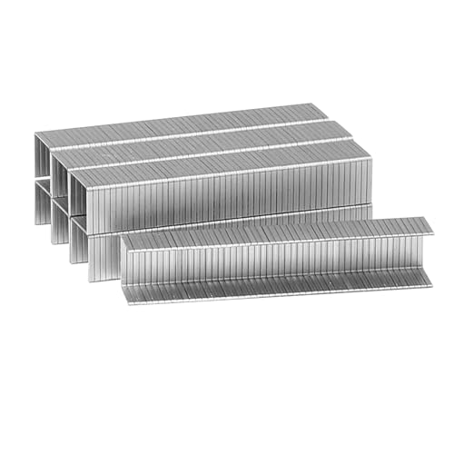 1000 Stück / 12 mm (THT39121) 1000 Heftklammern (für THT31141, THT311425), Größe: 12 mm, Breite: 0,7 mm, verpackt in farbiger Box von TOTAL One-Stop-Tools-Station