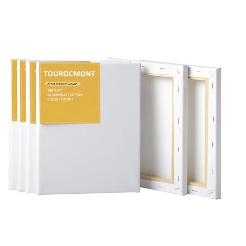 6 Stück Leinwand 20x25cm Keilrahmen Canvas aus 380 g/m² Baumwolle 17mm dick zu bemalen 6 Stück Leinwand 20x25cm Keilrahmen Canvas aus 380 g/m² Baumwolle 17mm dick zu bemalen von TOUROCMONT