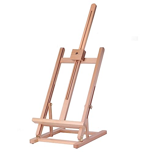 Staffelei Große Tischstaffelei Malstaffelei aus Buche für Leinwand bis 62 cm hoch Staffelei Große Tischstaffelei Malstaffelei aus Buche für Leinwand bis 62 cm hoch von TOUROCMONT