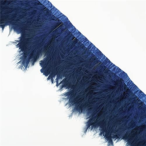 Bunte Marabu-Federborte, Fransen, 15,2 - 20,3 cm, weiße Truthahnfedern auf Band zum Basteln, für Boa-Dekoration, Party-Dekoration Bunte Marabu-Federborte, Fransen, 15,2 - 20,3 cm, weiße Truthahnfedern auf Band zum Basteln, für Boa-Dekoration, Party-Dekoration von TOUUO