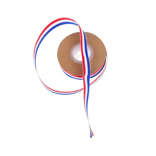 TOVINANNA 1 Rolle Geschenkband Zum Verpacken Verpackungsband Für Feiertagsbänder Partyverpackungsband Bastelbänder Dekoratives Band Packband Bänder Umwickeln Streifenband Polyester von TOVINANNA