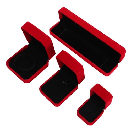 TOVINANNA 1 Satz Teiliges Schmuckaufbewahrungsset Schmuckbox Für Ringe Armbänder Anhänger Für Zuhause Reisen Platzsparend Langlebig 4 Stück TOVINANNA 1 Satz Teiliges Schmuckaufbewahrungsset Schmuckbox Für Ringe Armbänder Anhänger Für Zuhause Reisen Platzsparend Langlebig 4 Stück von TOVINANNA