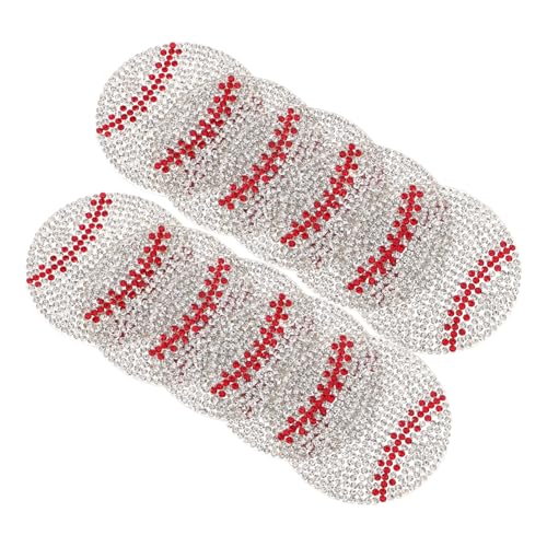 TOVINANNA 10 Stück Glitzernde Bügelbilder für Kleidung Hüte und Schuhe Diy Dekoration für Einfache Anwendung und Langlebigen Halt TOVINANNA 10 Stück Glitzernde Bügelbilder für Kleidung Hüte und Schuhe Diy Dekoration für Einfache Anwendung und Langlebigen Halt von TOVINANNA