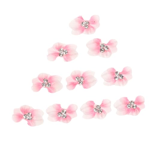 TOVINANNA 10 Stück Nagelkunst DIY Zubehör Blüten Patches für Maniküre Edle Perlen Nageldekoration für Kreative Nagelgestaltungen und DIY Maniküre Projekte von TOVINANNA