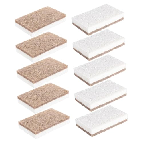 TOVINANNA 10 Stück Teiliges Natur Schwämme für Geschirrreinigung Wiederverwendbare Küchen Schrubber Kratzfest für Empfindliche Oberflächen Vielseitig Einsetzbar Küche Bad und Auto TOVINANNA 10 Stück Teiliges Natur Schwämme für Geschirrreinigung Wiederverwendbare Küchen Schrubber Kratzfest für Empfindliche Oberflächen Vielseitig Einsetzbar Küche Bad und Auto von TOVINANNA