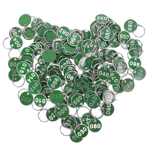 TOVINANNA 100 Stück Digitale Hand Schlüssel Bezeichner Aluminium-etikett Id -tag Wiederverwendbare Nummerierte Discs Nummerierte Aufbewahrungsetiketten Dunkle Tags Grün Aluminiumlegierung TOVINANNA 100 Stück Digitale Hand Schlüssel Bezeichner Aluminium-etikett Id -tag Wiederverwendbare Nummerierte Discs Nummerierte Aufbewahrungsetiketten Dunkle Tags Grün Aluminiumlegierung von TOVINANNA