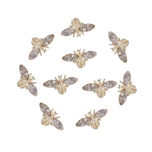 TOVINANNA 10Stücke Bienen Nagel Charms aus Legierung Retro Nageldekoration für Kreative DIY Maniküre Langlebig und für Nagelkunst TOVINANNA 10Stücke Bienen Nagel Charms aus Legierung Retro Nageldekoration für Kreative DIY Maniküre Langlebig und für Nagelkunst von TOVINANNA