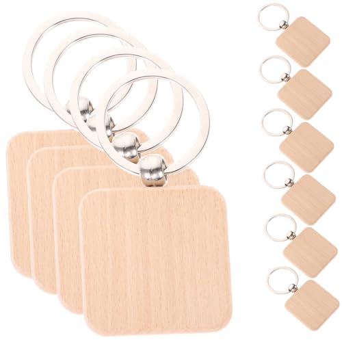 TOVINANNA 10Stücke DIY Holz Schlüsselanhänger Blanko Schlüsselringe für Kreative Bastelarbeiten Natürliche Holzrohlinge zur Gestaltung für und Dekoration TOVINANNA 10Stücke DIY Holz Schlüsselanhänger Blanko Schlüsselringe für Kreative Bastelarbeiten Natürliche Holzrohlinge zur Gestaltung für und Dekoration von TOVINANNA
