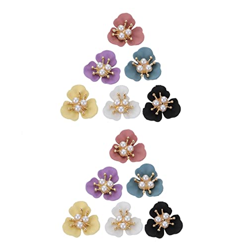 TOVINANNA 12 Stück Teiliges Nail Art mit Perlen und Blumen Charms Langlebige Nageldekoration aus Legiertem Material Einfach Anzuwenden Geeignet für Hochzeit Party und Alltag Modisch und TOVINANNA 12 Stück Teiliges Nail Art mit Perlen und Blumen Charms Langlebige Nageldekoration aus Legiertem Material Einfach Anzuwenden Geeignet für Hochzeit Party und Alltag Modisch und von TOVINANNA