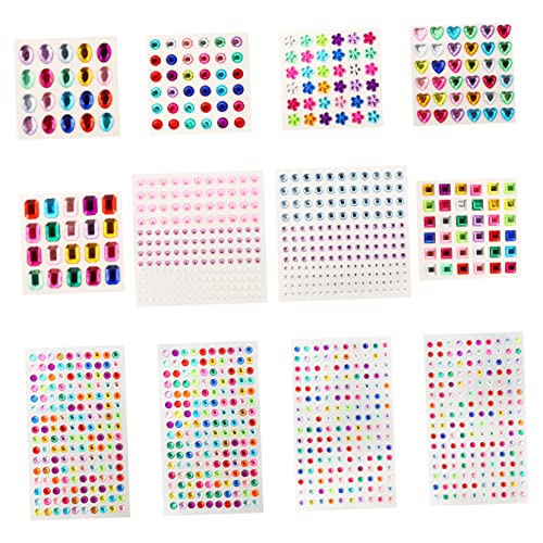 TOVINANNA 12Blätter DIY Strass Aufkleber für Nageldesign Selbstklebende Nagelkunst Dekoration Hautfreundliche Juwelen für Festivals und Anlässe Vielseitige Formen TOVINANNA 12Blätter DIY Strass Aufkleber für Nageldesign Selbstklebende Nagelkunst Dekoration Hautfreundliche Juwelen für Festivals und Anlässe Vielseitige Formen von TOVINANNA