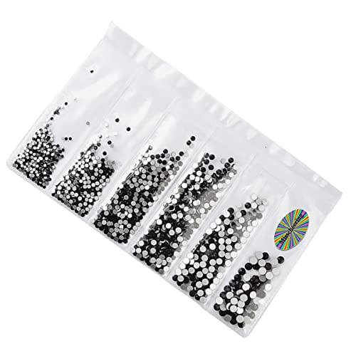 TOVINANNA 1364 Stück Nail Art Strasssteine Schwarz DIY Maniküre Dekorationen für Langlebige und Leichte Nagelkunst Zubehör für Kreative Designs TOVINANNA 1364 Stück Nail Art Strasssteine Schwarz DIY Maniküre Dekorationen für Langlebige und Leichte Nagelkunst Zubehör für Kreative Designs von TOVINANNA
