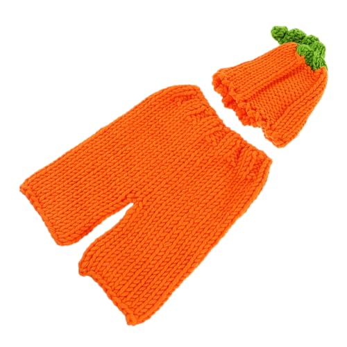 TOVINANNA 1Satz Neugeborene Themen Strickoutfit für Orange Halloween Fotos Festliche Anlässe Weichem Baumwollgarn Gefertigt TOVINANNA 1Satz Neugeborene Themen Strickoutfit für Orange Halloween Fotos Festliche Anlässe Weichem Baumwollgarn Gefertigt von TOVINANNA