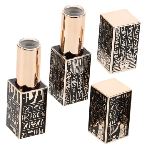 TOVINANNA 2 Stück Lippenstift Tube mit Magnetverschluss Diy Lippenbalsam Behälter Nachfüllbare Lippenstifthülsen für Kreative Kosmetikprojekte für Unterwegs und Reisen von TOVINANNA