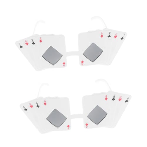 TOVINANNA 2 Stück lustige Brille Cool Poker verrückt Neuheit Brille Junggesellin Maskerade-Partybrille Neuheit Partybrillen lustige sonnenbrille für erwachsene lustige Partybrille Plastik TOVINANNA 2 Stück lustige Brille Cool Poker verrückt Neuheit Brille Junggesellin Maskerade-Partybrille Neuheit Partybrillen lustige sonnenbrille für erwachsene lustige Partybrille Plastik von TOVINANNA