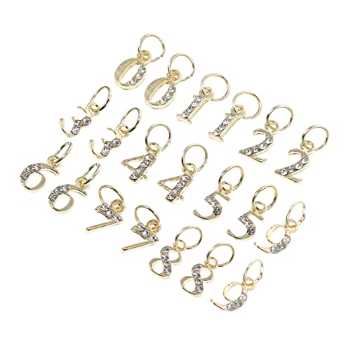 TOVINANNA 20 Stück Metall Nail Art Charms mit Strass Austauschbare Verschleißfeste Nageldekoration für Stilvolle Maniküre für DIY Nailart und Kreative Designs TOVINANNA 20 Stück Metall Nail Art Charms mit Strass Austauschbare Verschleißfeste Nageldekoration für Stilvolle Maniküre für DIY Nailart und Kreative Designs von TOVINANNA