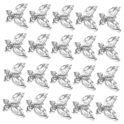 TOVINANNA 20 Stück Schmetterling Nagel Charms Nagel Dekorationen für Maniküre und Kreative Nail Art Verzierungen für und Mädchen TOVINANNA 20 Stück Schmetterling Nagel Charms Nagel Dekorationen für Maniküre und Kreative Nail Art Verzierungen für und Mädchen von TOVINANNA